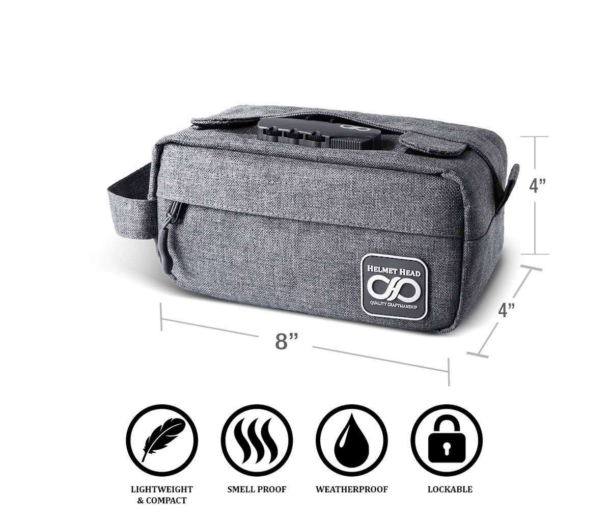 【3点セット】HEAD 170cm + K2 ストック + ケース Helmet Head Compact Smell Proof Case | Smell Proof Bag | No Smell Bag