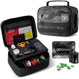 Helmet Head XL Smell Proof Case KJ33 - Black