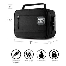 Load image into Gallery viewer, Helmet Head Smell Proof Case KB24 - Black