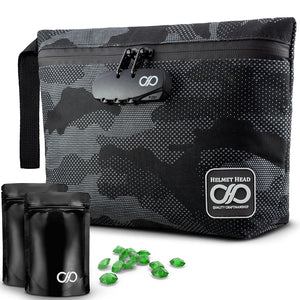 Helmet Head XL Smell Proof Case KJ33 - Black