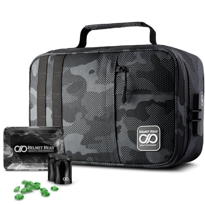 Helmet Head XL Smell Proof Case KJ33 - Jet Camo