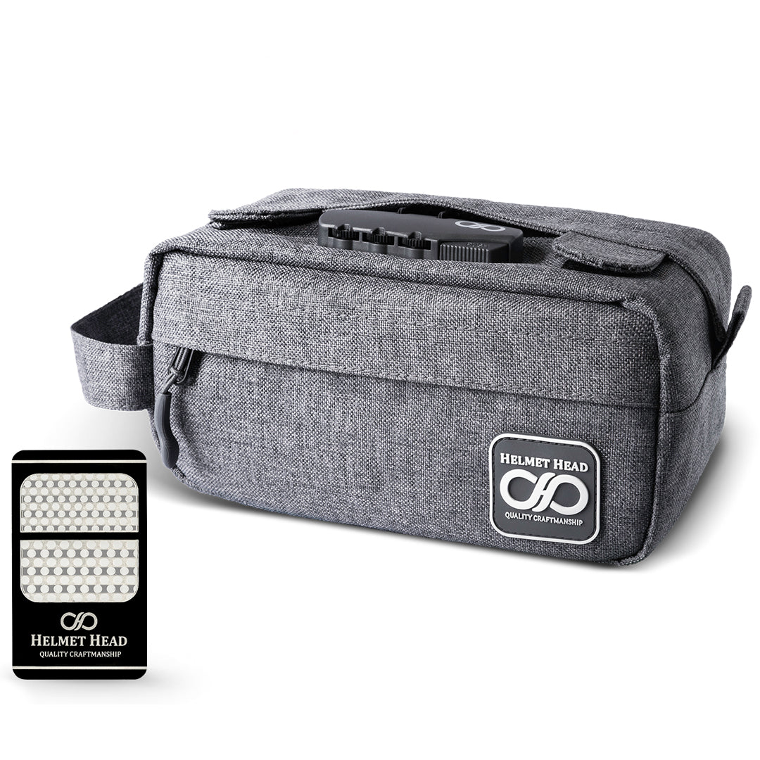 Helmet Head Compact Smell Proof Case | Smell Proof Bag | No Smell Bag