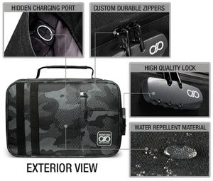 Helmet Head XL Smell Proof Case KJ33 - Jet Camo