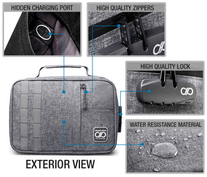 Helmet Head XL Smell Proof Case KJ33 - Gray