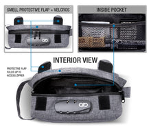 Load image into Gallery viewer, Gray Compact Smell Proof Bag