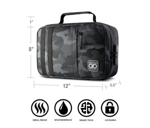 Helmet Head XL Smell Proof Case KJ33 - Jet Camo